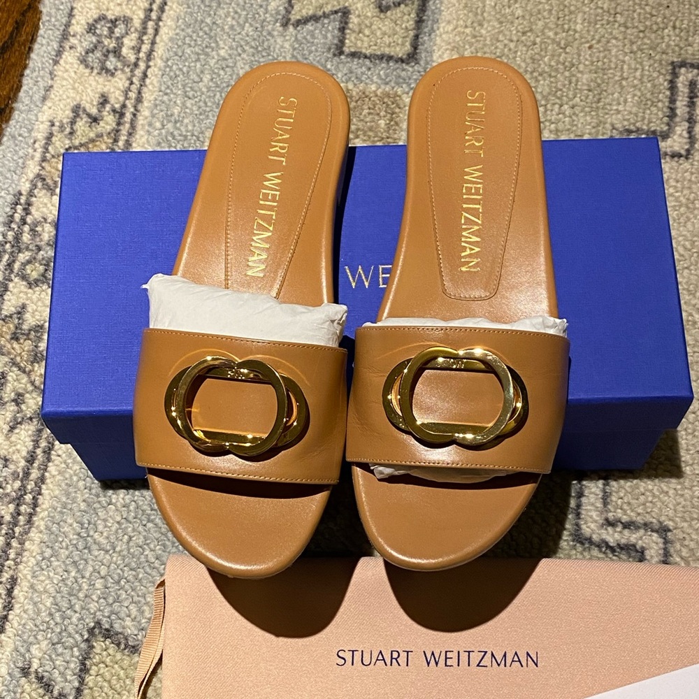 stuart wietzman caicos tan sandals